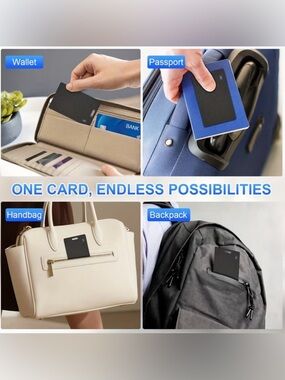 (10) - Slim Card Tracker – Bluetooth Purse & Wallet Tracking Card